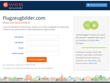 Tablet Screenshot of flugzeugbilder.com